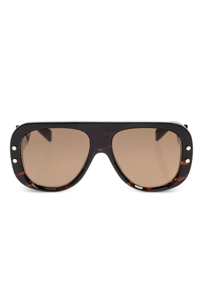 Balmain Eyewear tortoiseshell-pattern sunglasses - Brown