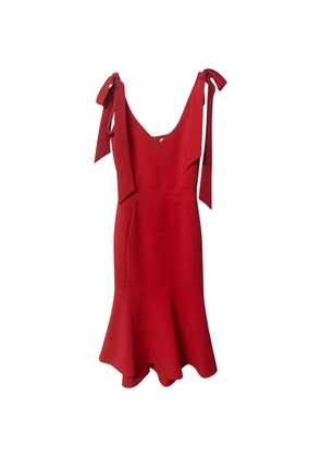 Rebecca Vallance tie strap midi dress - Red