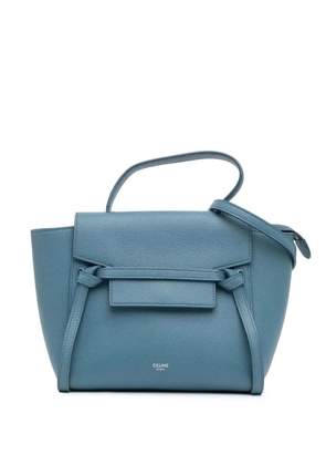 Celine Pre-Owned 2019 Nano Grained Calfskin Belt Bag satchel - Blue
