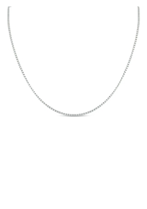 LB Exclusive 18K white gold Tennis diamond necklace - Silver