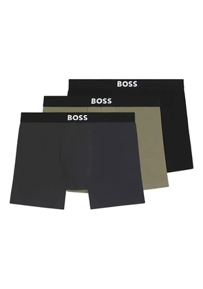 BOSS logo boxers (pack of three) - Black