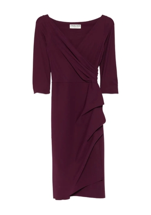 CHIARA BONI La Petite Robe Florien ruffled wrap dress - Red