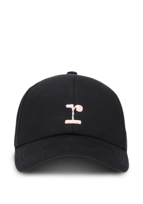 Repetto embroidered-logo ribbon cap - Black