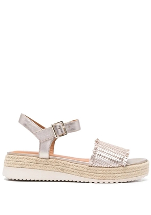 Geox Eolie woven jute sandals - Gold