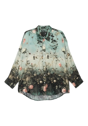 R13 floral-print shirt - Blue