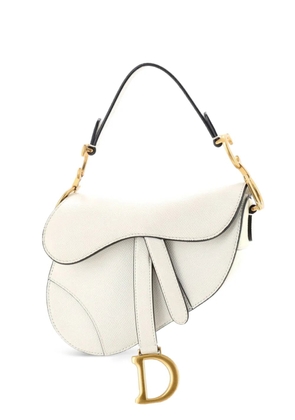 Christian Dior Pre-Owned Saddle Handbag Leather Mini shoulder bag - Neutrals