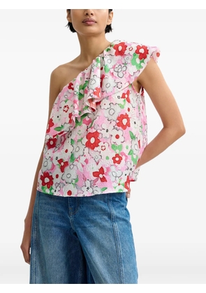 Essentiel Antwerp Jiland ruffle-detail one-shoulder top - Pink
