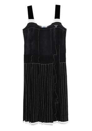 Prada Pre-Owned 2000s striped midi dress - Black