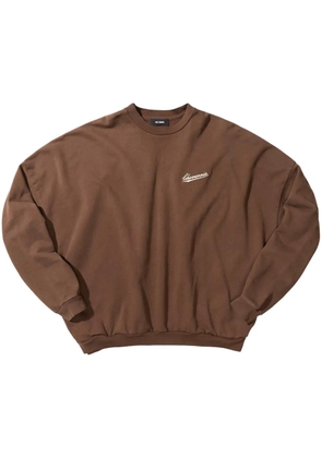 Willy Chavarria Hooligan sweatshirt - Brown