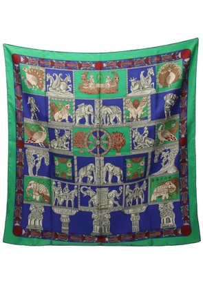 Hermès Pre-Owned 2000 Torana silk scarf - Green