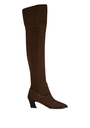 Aquazzura 50mm Nomad suede over-the-knee boots - Brown