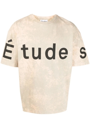 Études Studio logo-print T-shirt - Neutrals