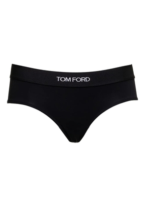 TOM FORD logo-waistband briefs - Black