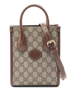 Gucci Pre-Owned 2010s mini Interlocking G tote bag - Neutrals