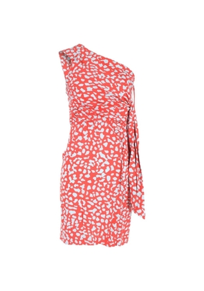 Diane Von Furstenberg Vintage Agatha one-shoulder mini dress - Red