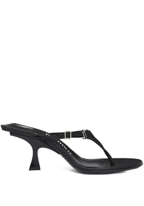 The Attico 65mm thong sandals - Black