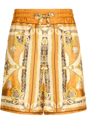 Roberto Cavalli cotton shorts - Orange