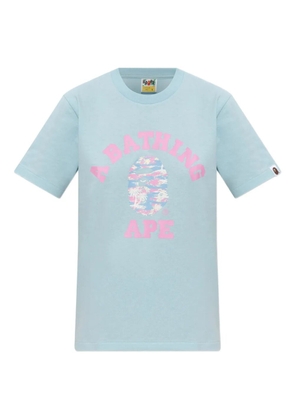 A BATHING APE® graphic-print T-shirt - Blue