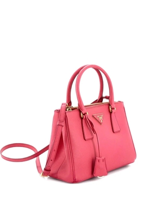 Prada Pre-Owned Galleria Double Zip Saffiano Leather Small tote bag - Pink