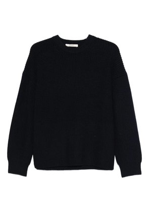 6397 ribbed crew-neck sweater - Blue