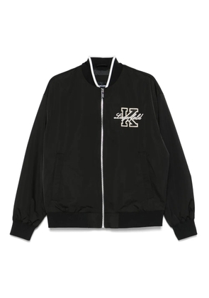 Karl Lagerfeld zip-up bomber jacket - Black