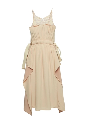 Fendi Pre-Owned silk midi dress - Pink