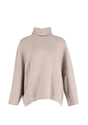 TOTEME turtleneck ribbed sweater - Neutrals