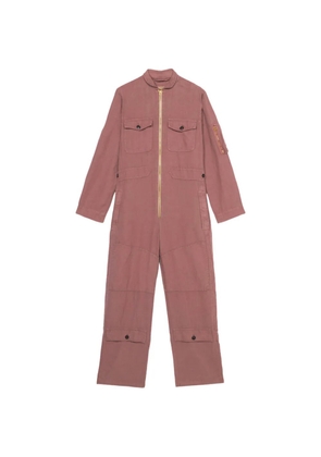 Fortela Viola zip-up multi-pocket jumpsuit - Pink
