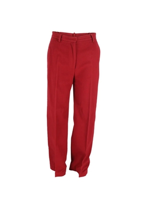 Max Mara straight-leg trousers - Red
