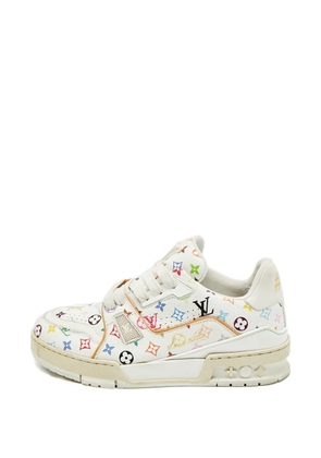 Louis Vuitton Pre-Owned x Takashi Murakami leather sneakers - White