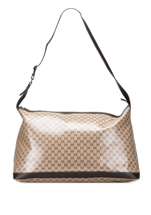 Gucci Pre-Owned 2000-2015 XL GG Crystal travel bag - Brown