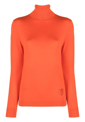LIU JO crystal-embellished jumper - Orange