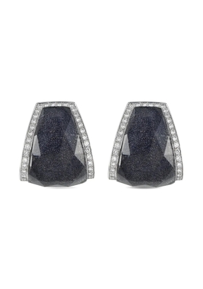 Stephen Webster 18K white gold Crystal Haze diamond clip-on earrings - Silver