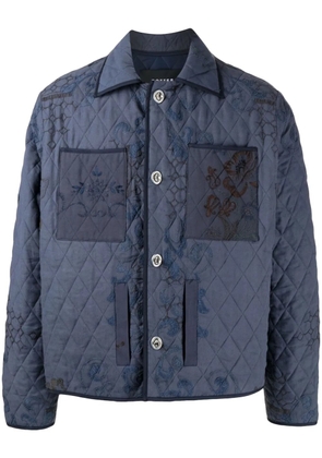 Botter floral-embroidered jacket - Blue