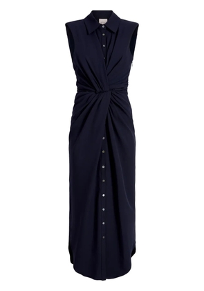 Cinq A Sept Catalina twist-detail shirtdress - Blue
