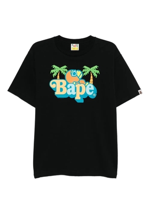 A BATHING APE® printed T-shirt - Black