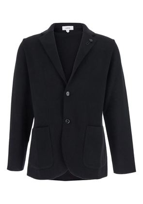 Lardini knitted two-button blazer - Black