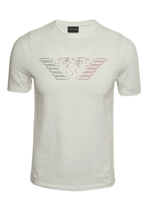 Emporio Armani Pre-Owned logo-print cotton T-shirt - White
