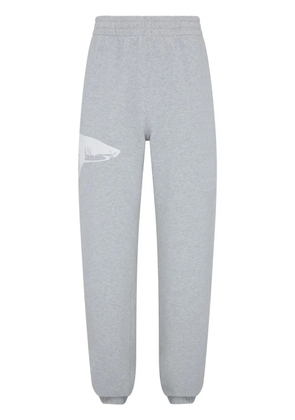 Let's Swim Shark-logo track pants - Grey
