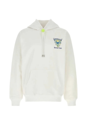 Casablanca tennis club hoodie - White