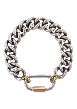 Marla Aaron 14K yellow gold Lock pendant - Silver