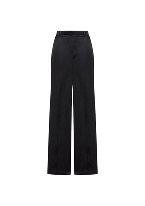 Rick Owens pressed-crease tailored trousers - Black