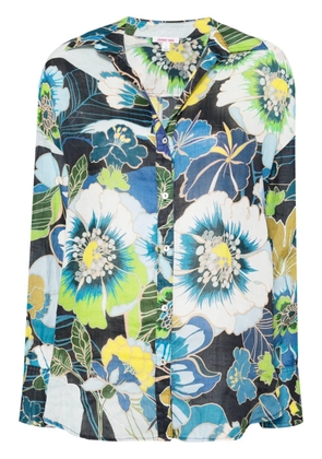 Johnny Was Jenn shirt - Blue