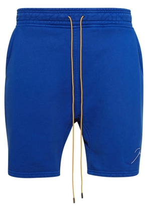 RHUDE drawstring track shorts - Blue