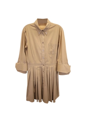 Michael Kors Vintage pleated shirt dress - Neutrals