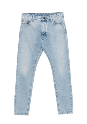 Palm Angels logo-print jeans - Blue