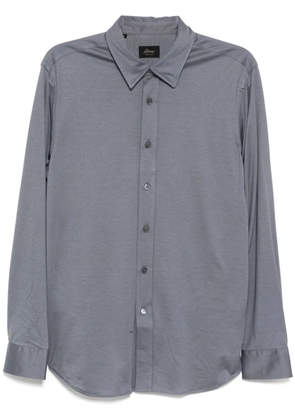 Brioni classic collar shirt - Blue