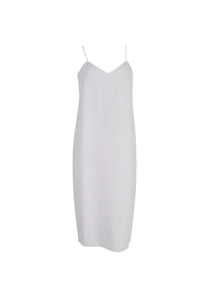 Max Mara classic V-neck slip dress - White
