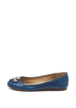 Tory Burch Lowell leather flats - Blue