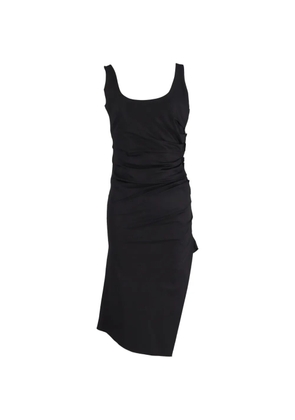 Max Mara gathered-detail midi dress - Black